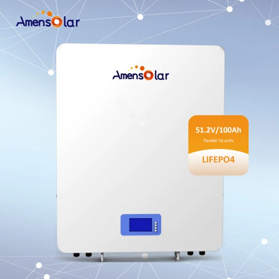 Amensolar Aw5120 2u Низкое напряжение Настенное крепление 51,2 В 100 Ач 5 кВтч Солнечная система хранения Солнечные батареи для дома